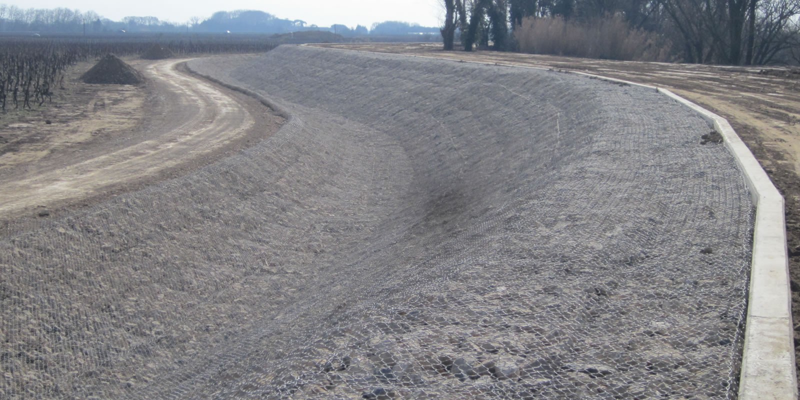 Travaux réalisés par la société LTP Génie civil & Gabions