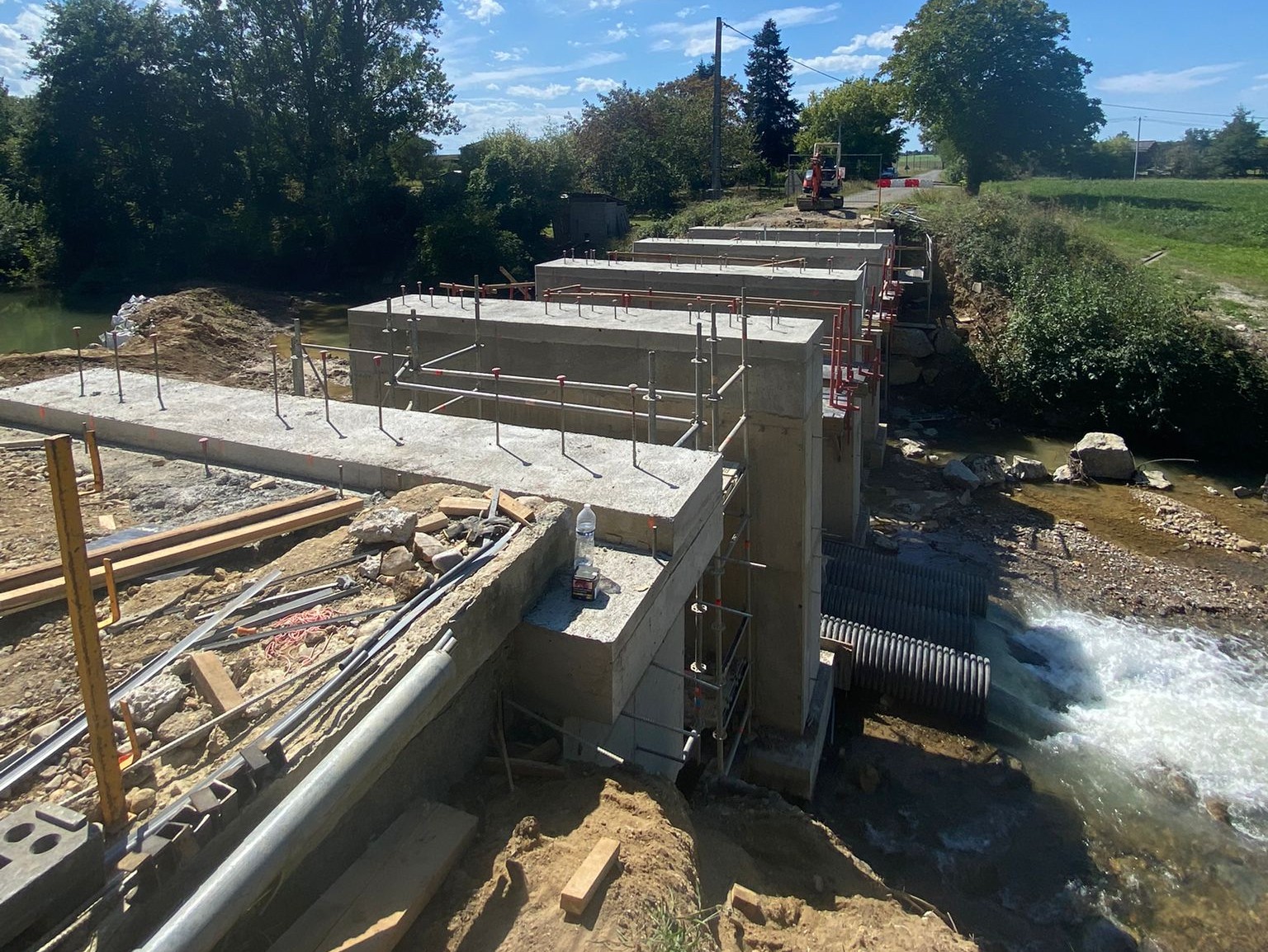 Réfection du pont sur la Petite Baïse - RD21