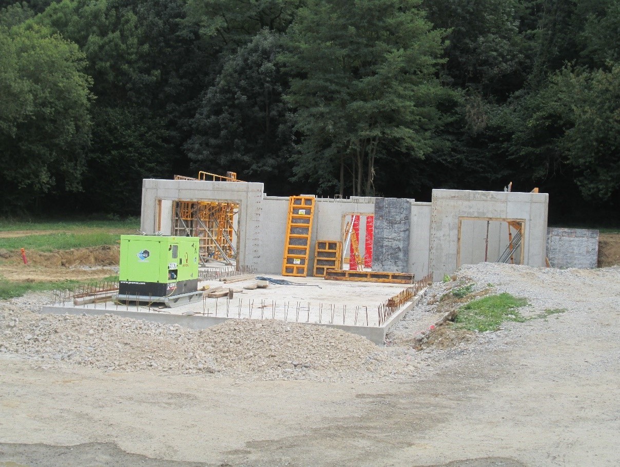 Construction d’un quai de transfert d’ordures ménagères